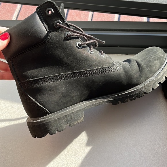 Black Timberland 6” Premium Boot - Picture 7 of 8